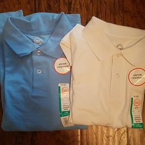 2 school uniform polos